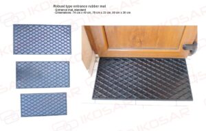 Robusztus típusú gumi-lábtörlő - Ikosar